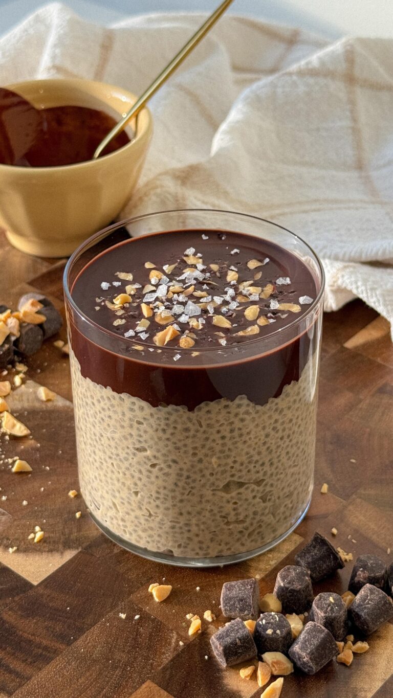 Chocolate Peanut Butter Chia Pudding Recipe