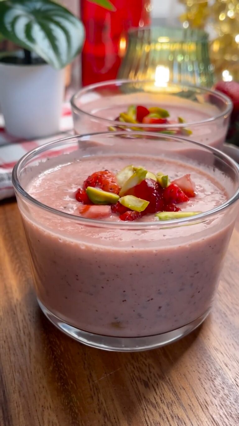 Strawberry Chia Seed Pudding