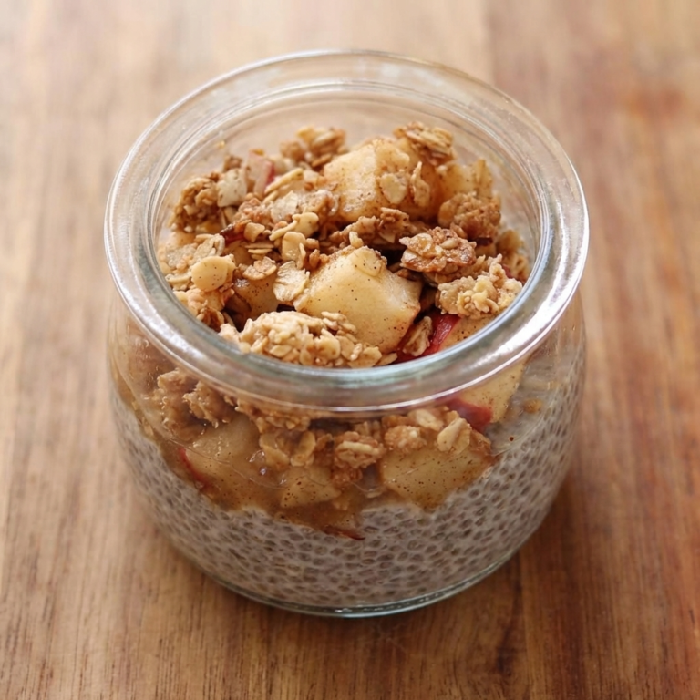 Apple Crumble Chia Pudding