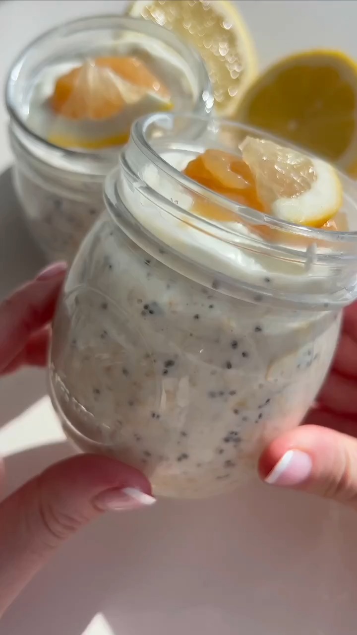 Lemon Curd Overnight Oats