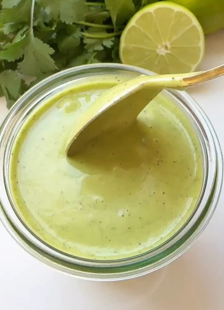 Easy Cilantro Lime Dressing Recipe