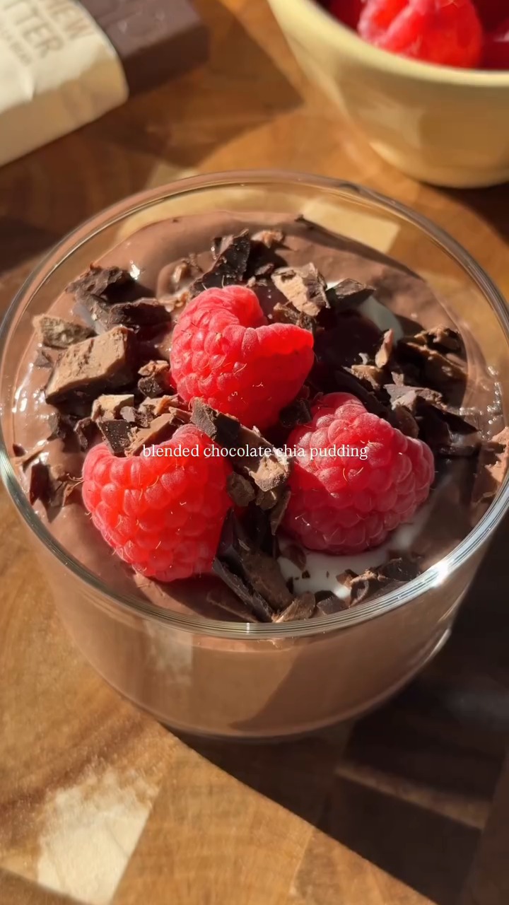 Cacao Blended Chia Pudding