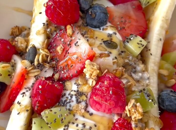 Banana Split Overnight Oats