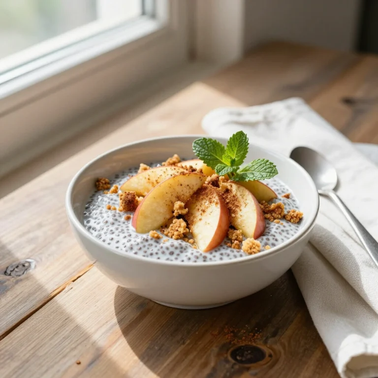 Apple Crumble Chia Pudding