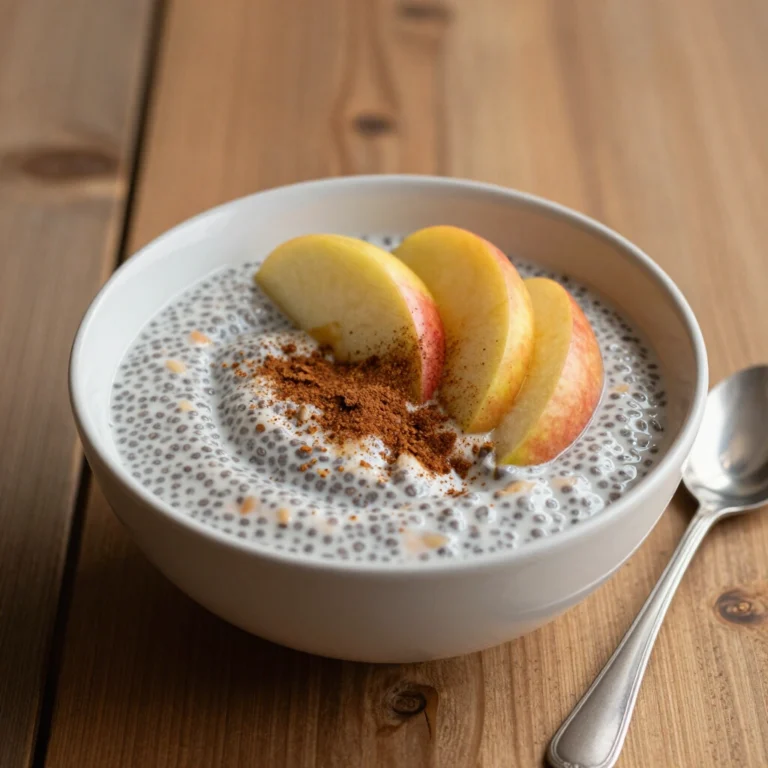 Delicious Apple Pie Chia Pudding