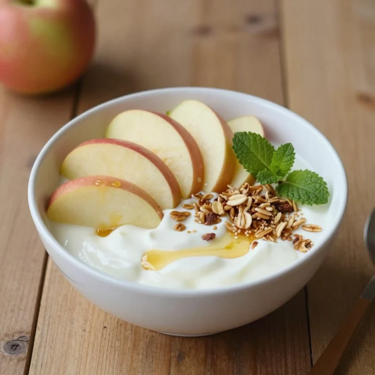 Apple Yogurt Bowl: A Simple, Healthy, and Delicious Treat