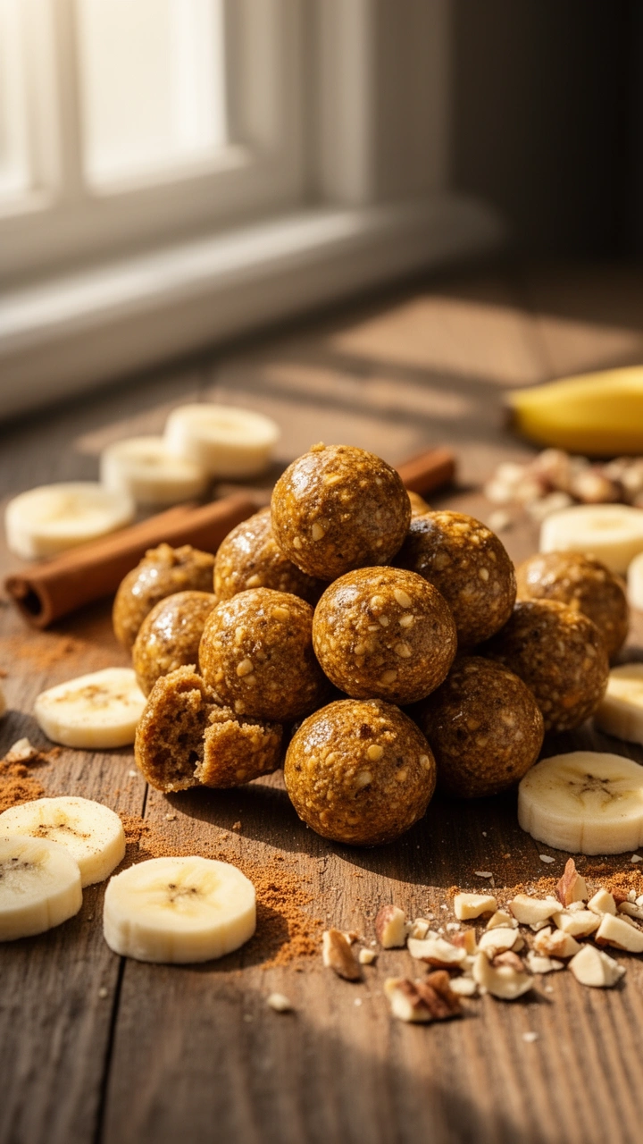 Banana Bread Protein Balls