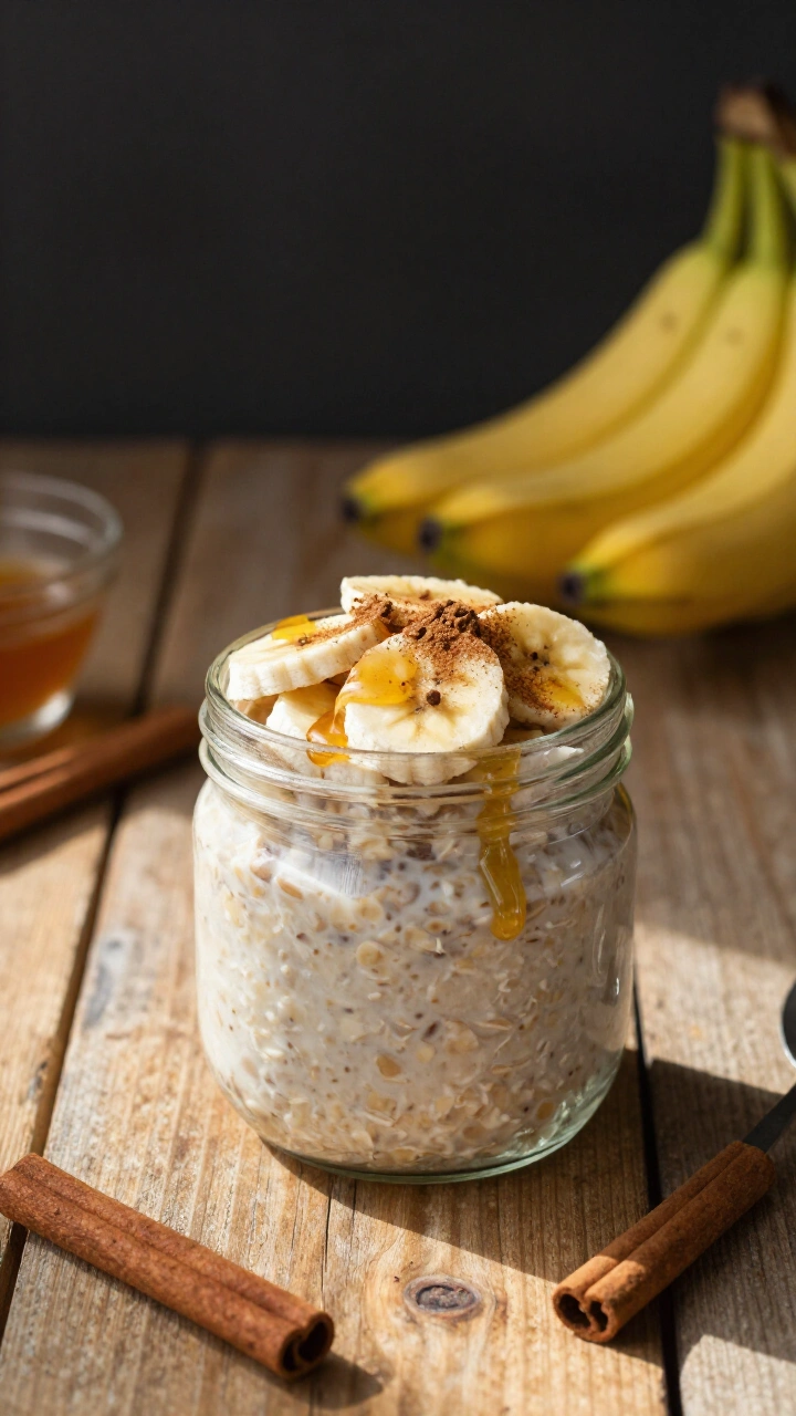 Banana Cinnamon Overnight Oats