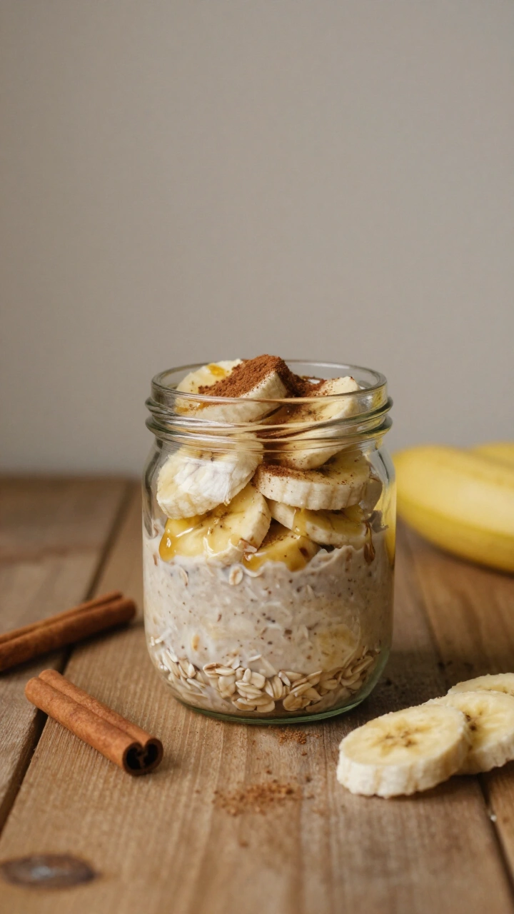 Banana Cinnamon Overnight Oats