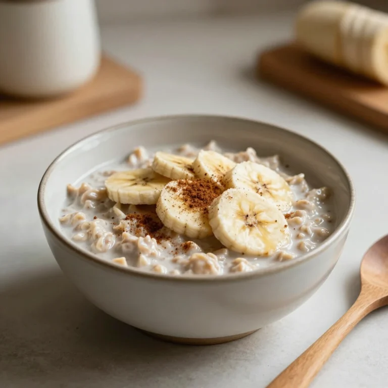 Banana Cinnamon Overnight Oats