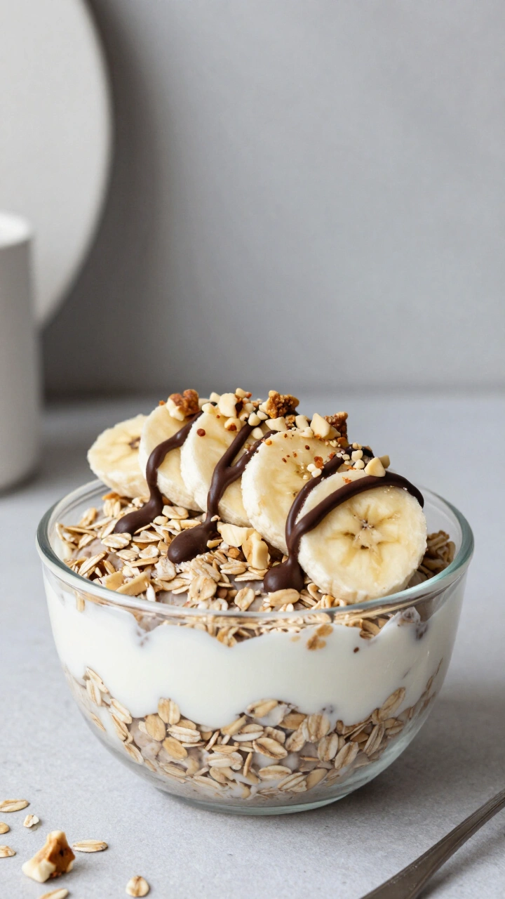 Banana Split Overnight Oats