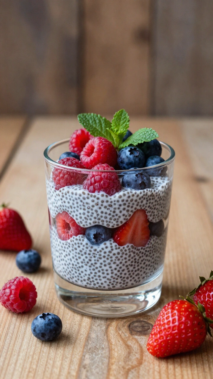 Berry Chia Pudding