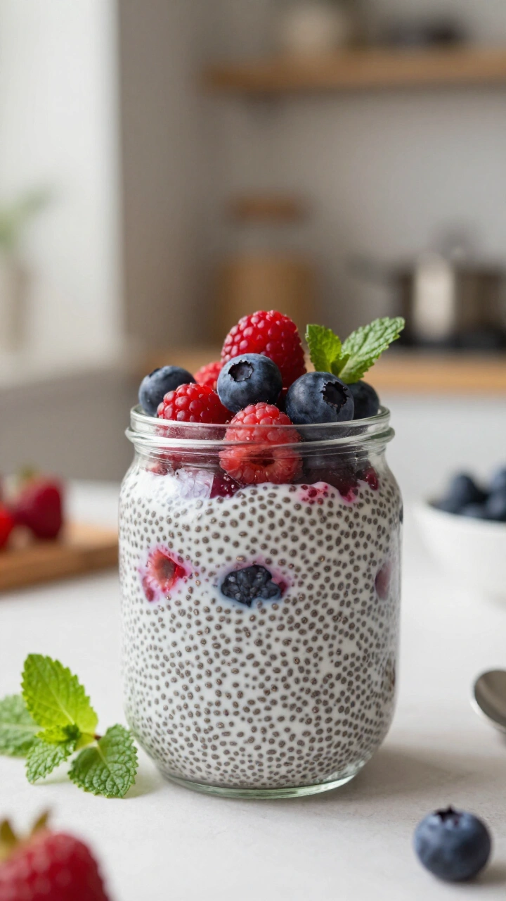Berry Chia Pudding