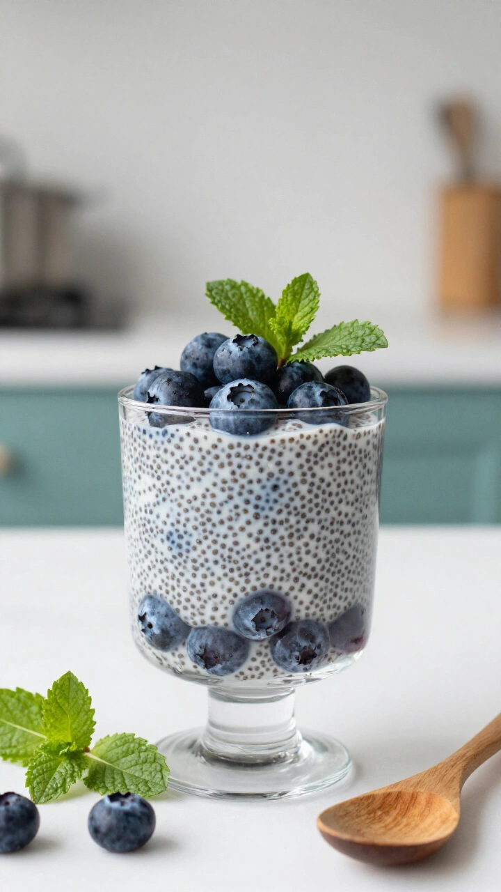 Blueberry Chia Seed Pudding