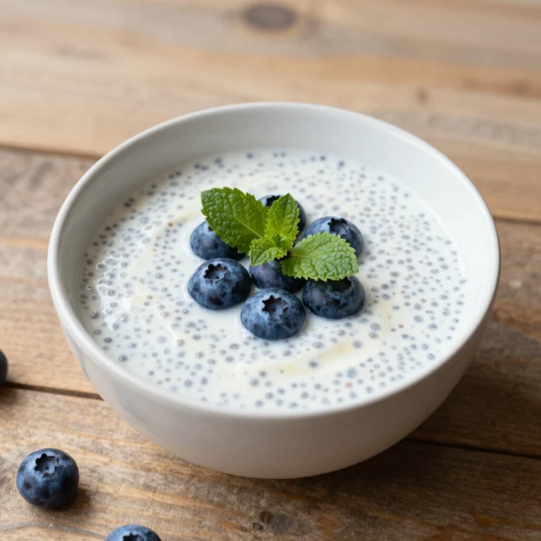 Blueberry Chia Seed Pudding