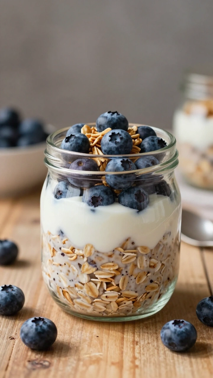 Blueberry Muffin Overnight Oats