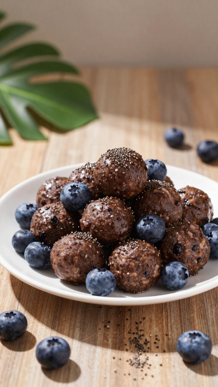 Blueberry Protein Balls: The Perfect Healthy Snack