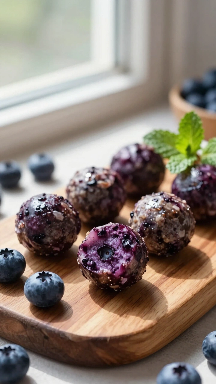 Blueberry Protein Balls: The Perfect Healthy Snack
