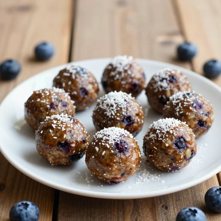 Blueberry Protein Balls: The Perfect Healthy Snack