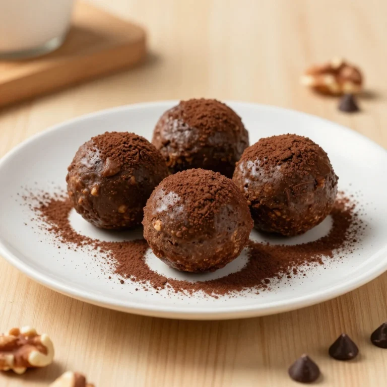 Brownie Batter Protein Balls
