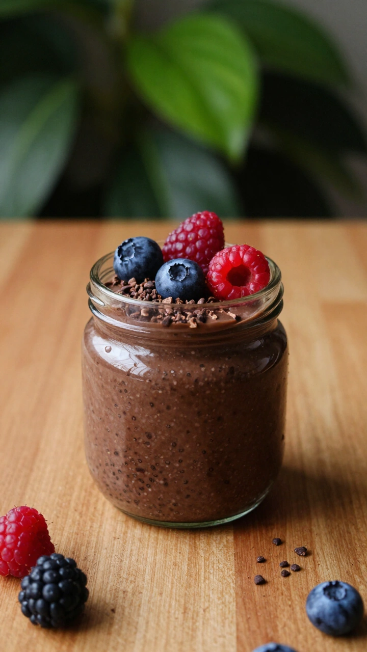 Cacao Chia Pudding