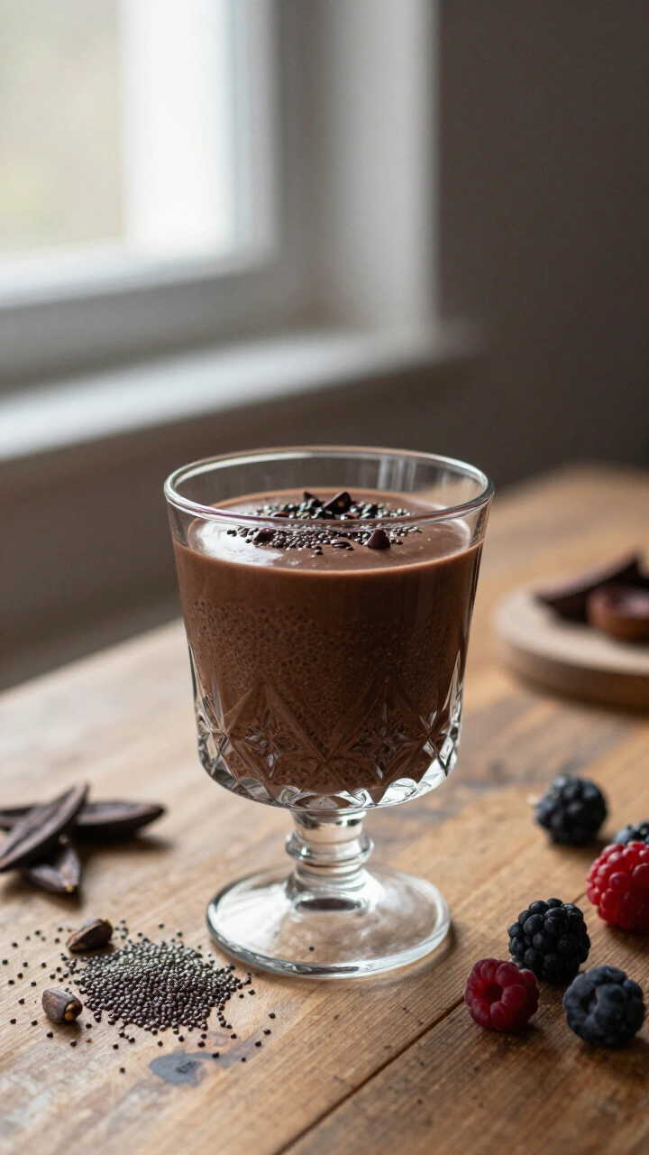 Cacao Chia Pudding