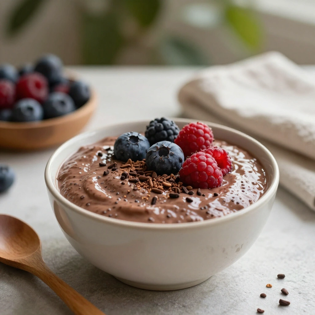 Cacao Chia Pudding