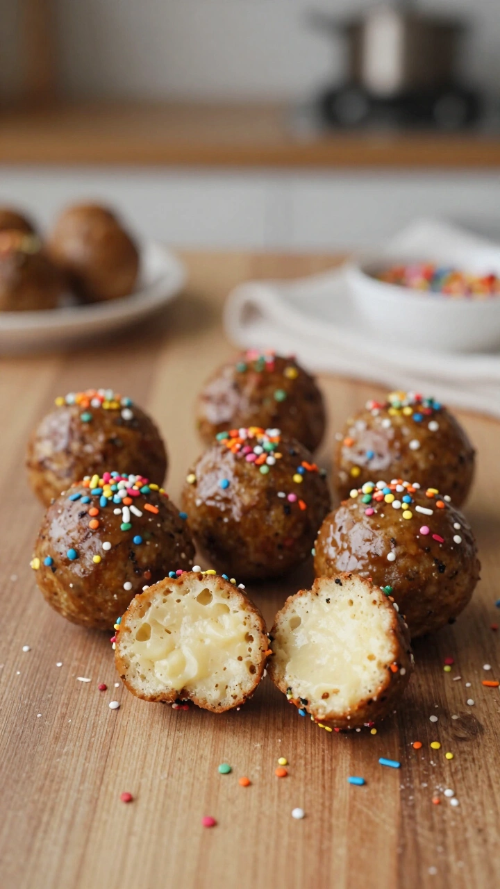 Delicious Cake Batter Protein Balls