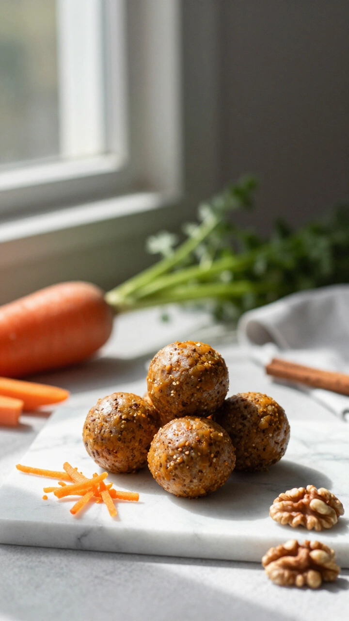 Carrot Cake Protein Balls