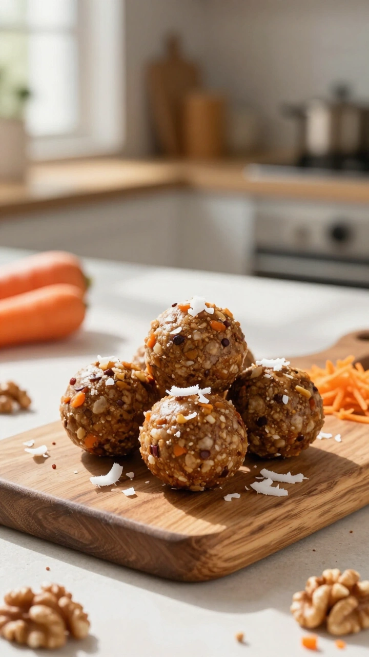 Carrot Cake Protein Balls