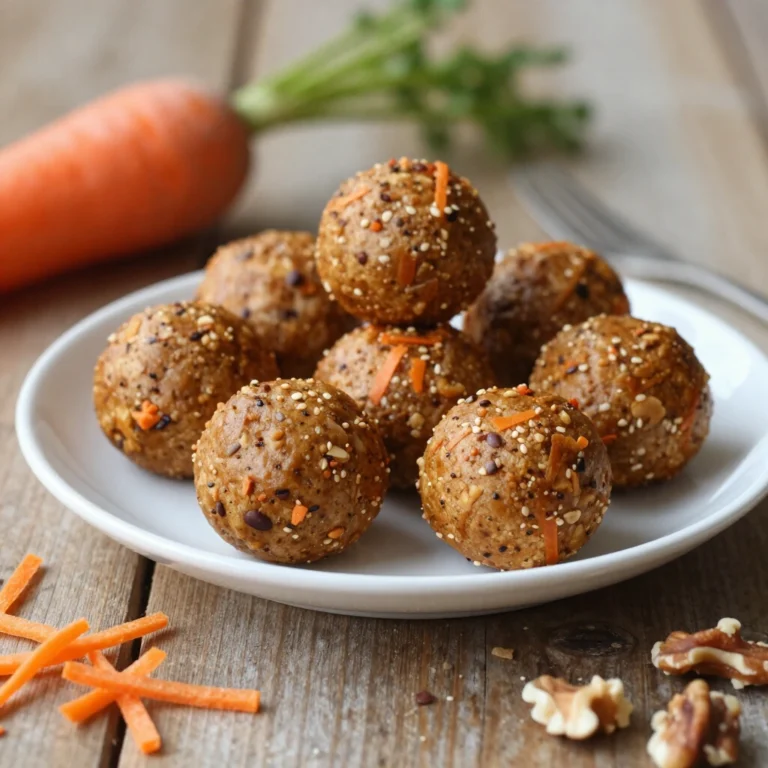 Carrot Cake Protein Balls