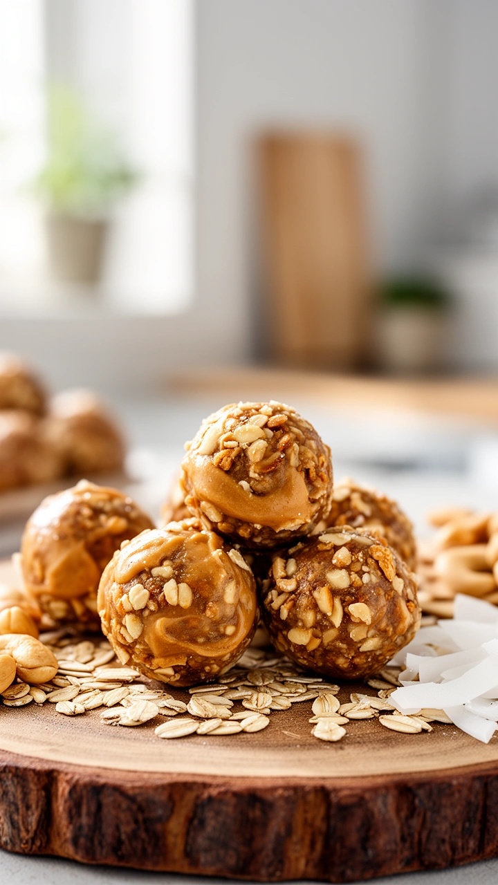 Cashew Butter Protein Balls