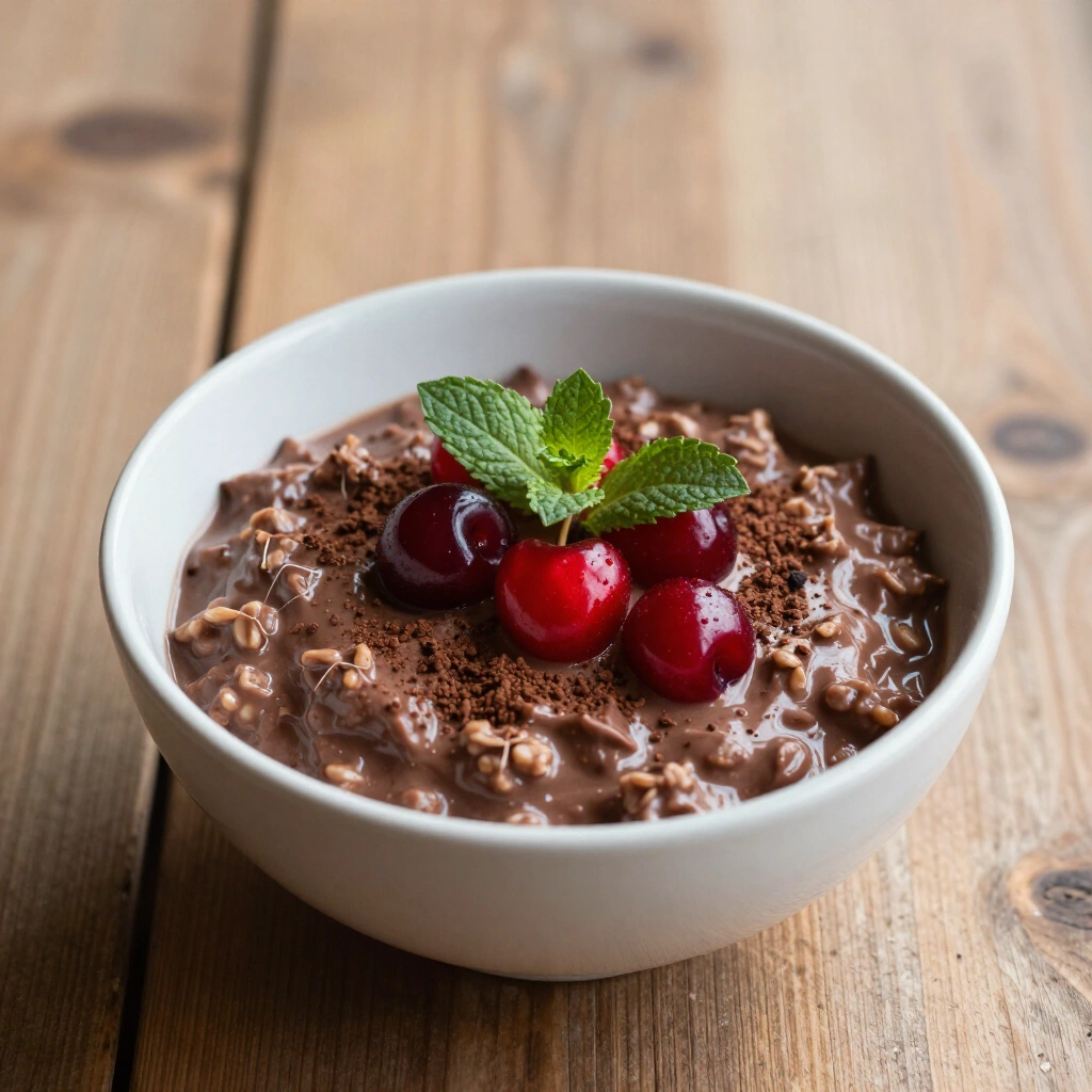 Cherry Chocolate Overnight Oats