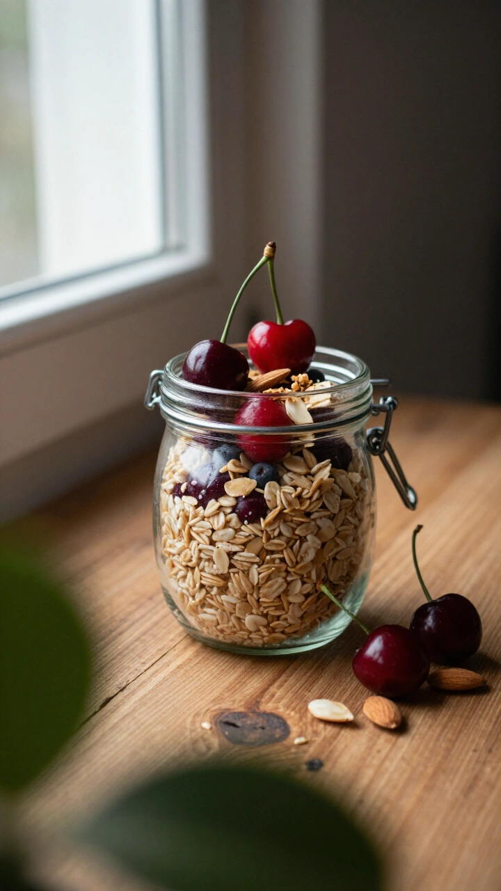 Cherry Overnight Oats
