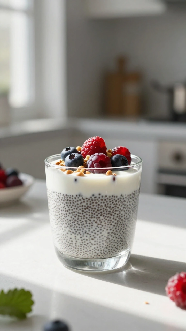 Chia Seed Pudding with Almond Milk