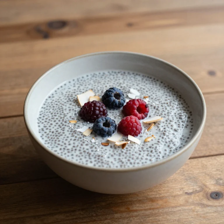Chia Seed Pudding with Almond Milk