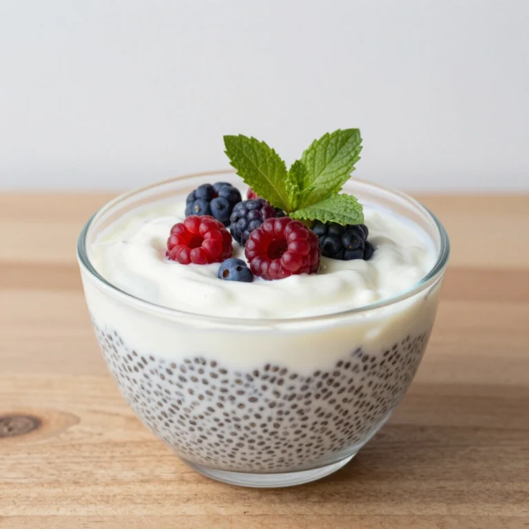 Chia Seed Pudding with Yogurt