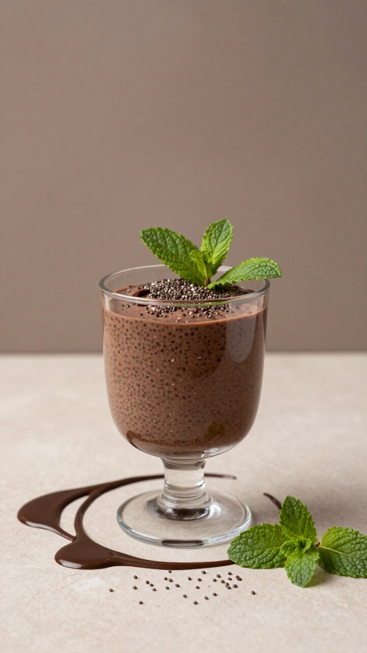 Chocolate Blended Chia Pudding