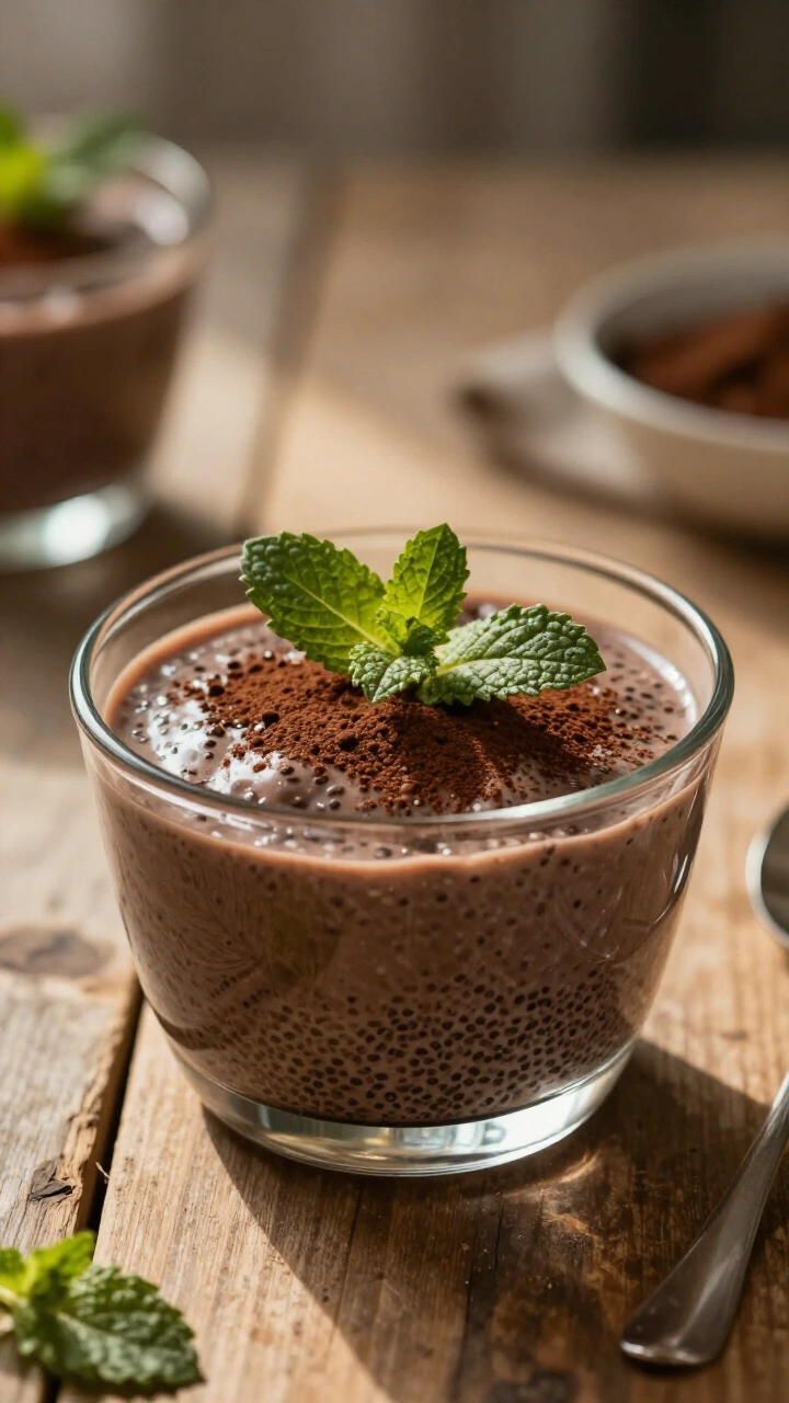 Chocolate Blended Chia Pudding
