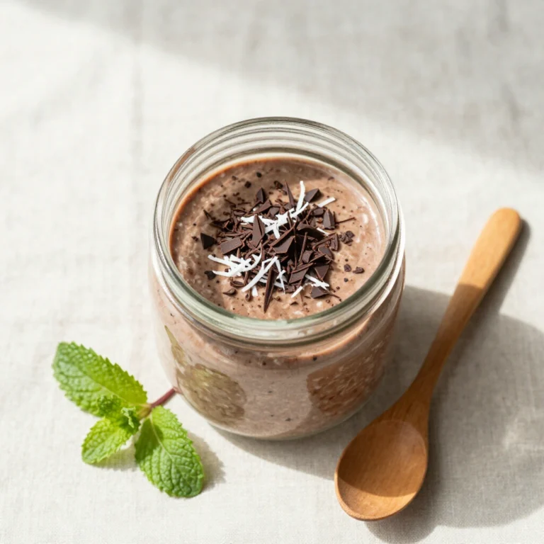 Chocolate Coconut Overnight Oats