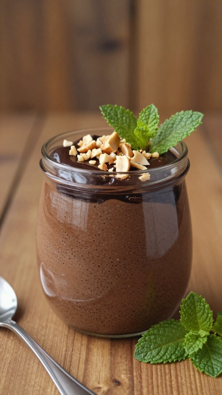 Chocolate Peanut Butter Chia Pudding Recipe