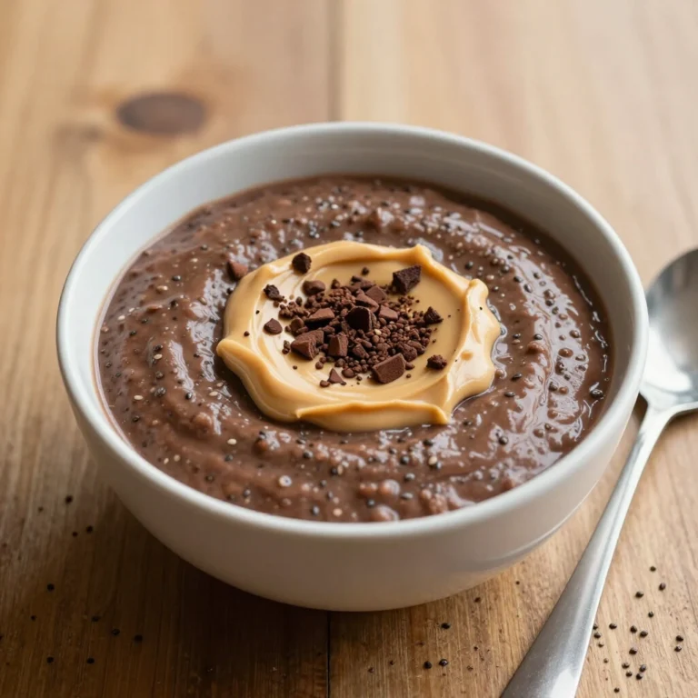 Chocolate Peanut Butter Chia Pudding Recipe