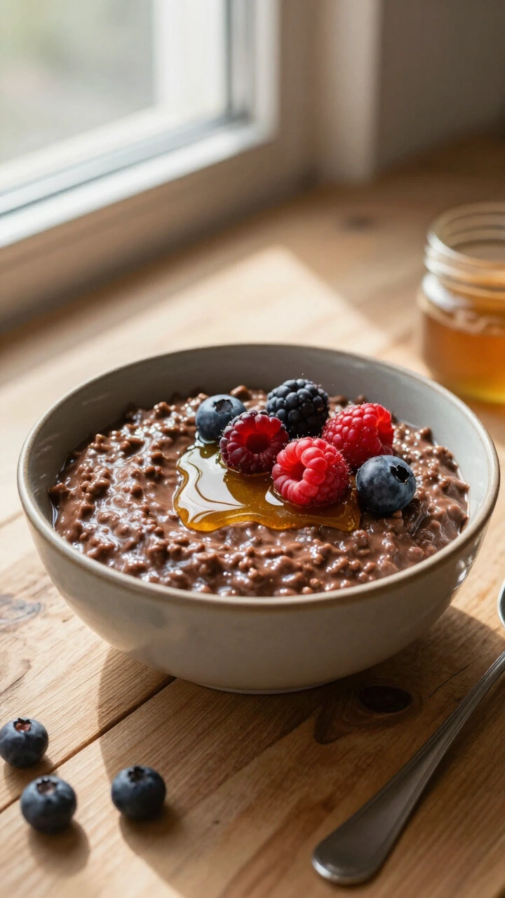Chocolate Porridge for Breakfast