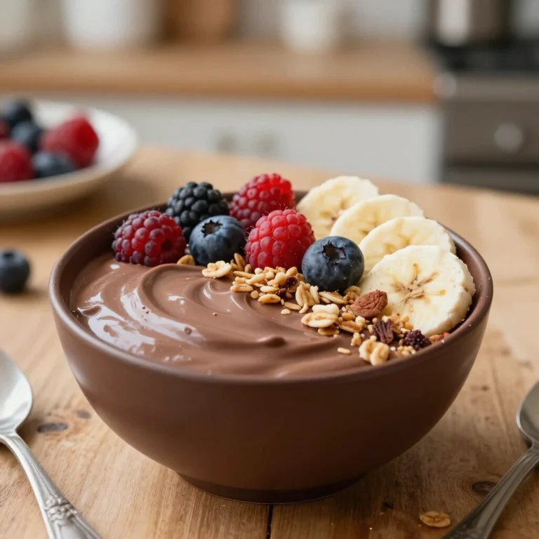Delicious Chocolate Yogurt Bowl Recipe