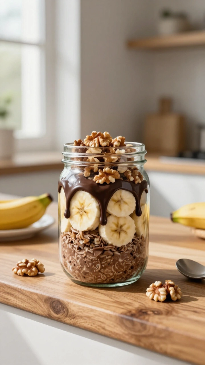 Chunky Monkey Overnight Oats