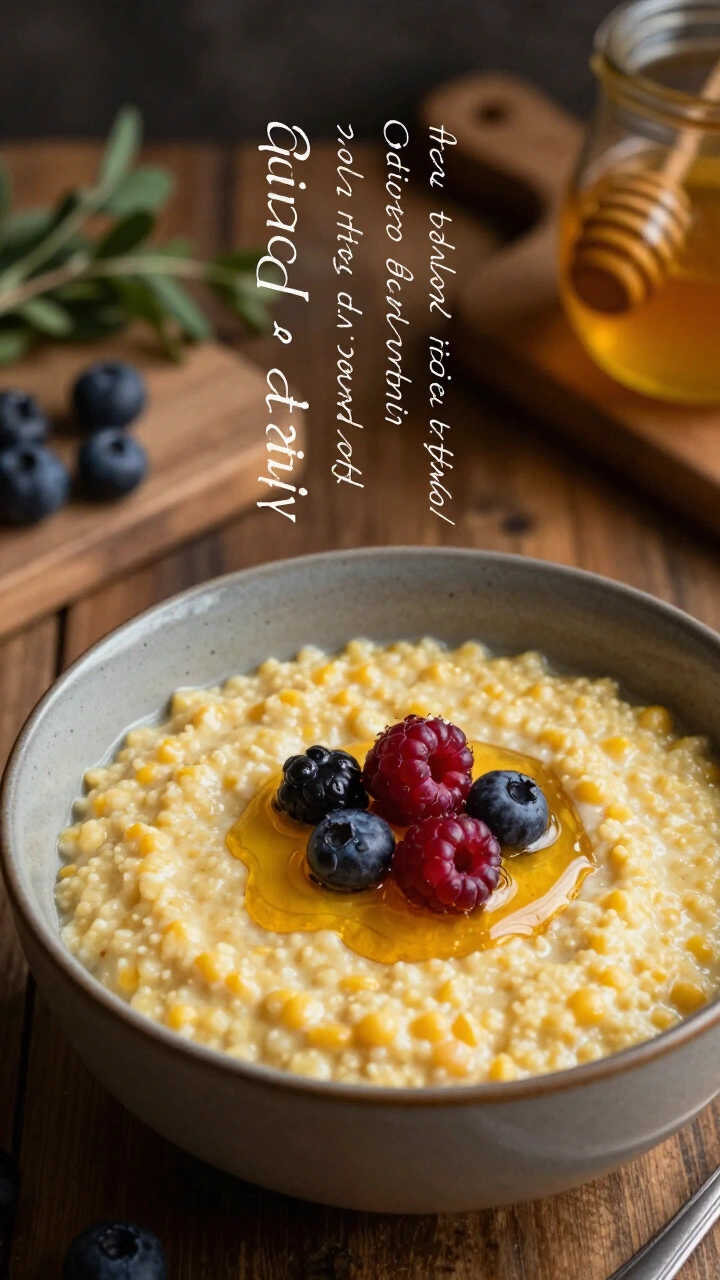 Creamy Cornmeal Porridge Recipe