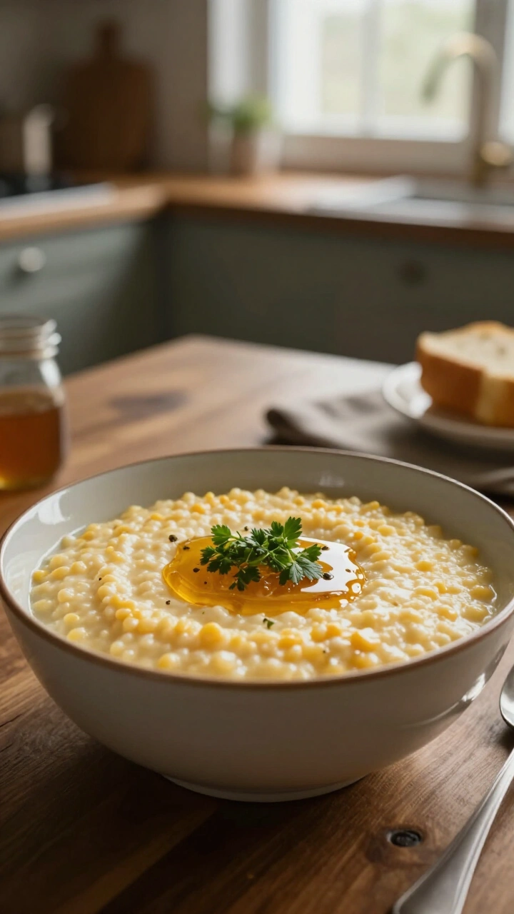Creamy Cornmeal Porridge Recipe