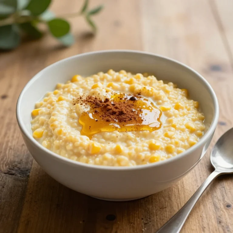 Creamy Cornmeal Porridge Recipe