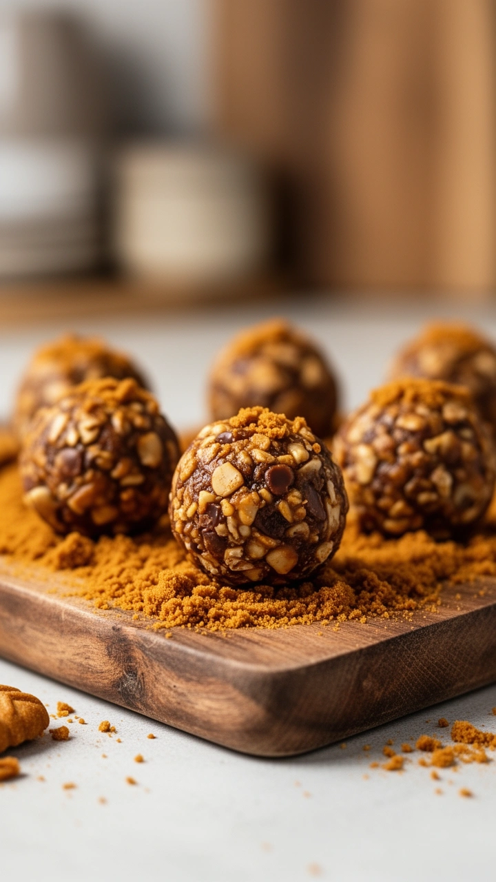 Delicious Biscoff Protein Balls