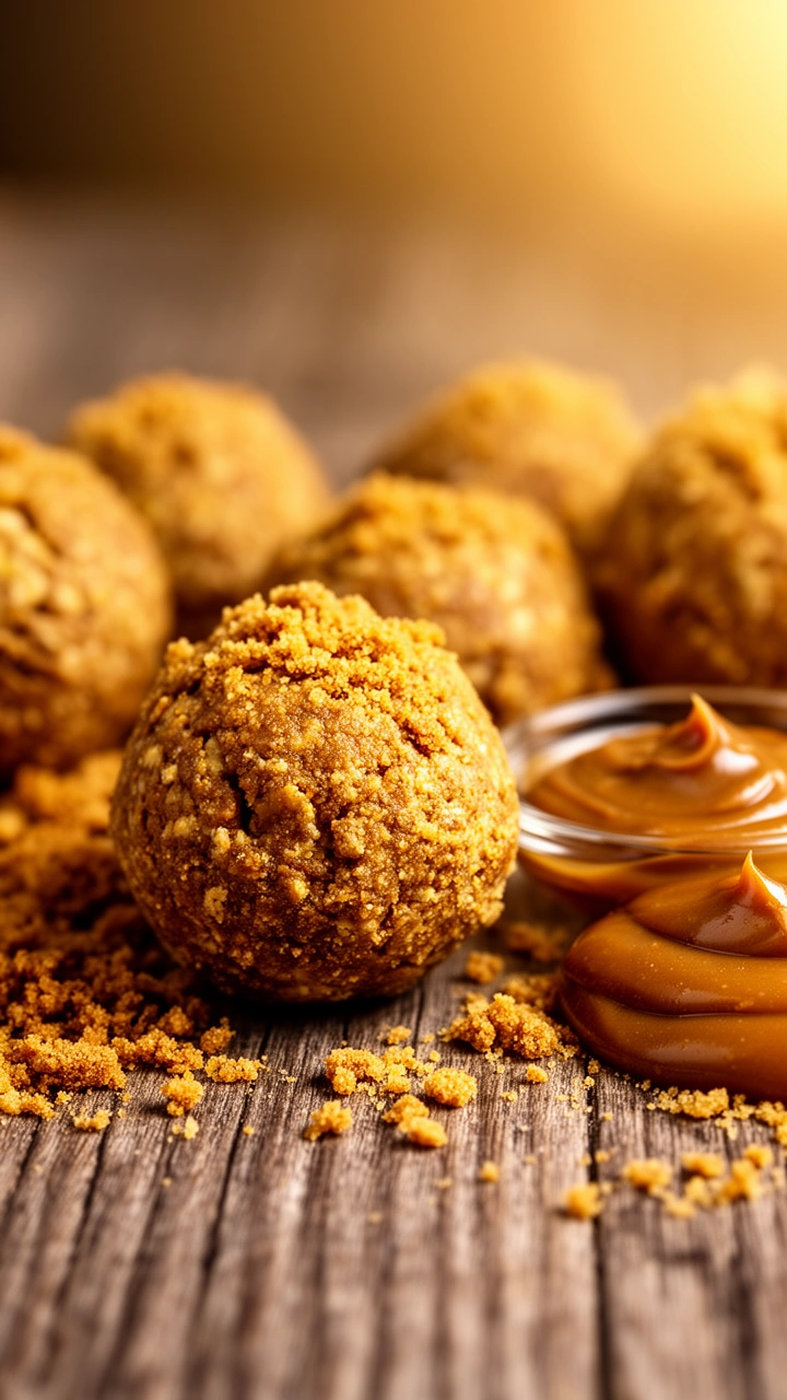 Delicious Biscoff Protein Balls